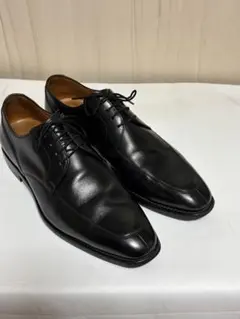 マグナーニ 革靴 プレーントゥ ビジネスシューズ 黒 27cm - メルカリ