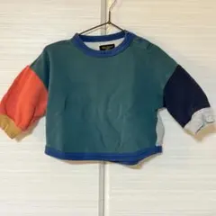 マーキーズ MARKEY'S カラーブロック トレーナー 80cm