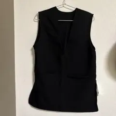 BONJOUR SAGAN ブラック ノースリーブ チュニック F
