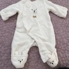 もこもこベビーカバーオール（アカチャンホンポ）