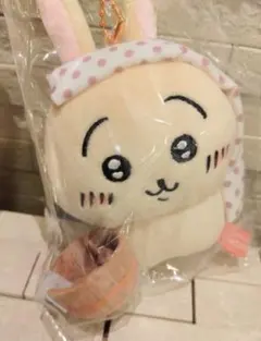 うさぎのぬいぐるみ バスケット付き