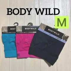 341/2【セミロング】グンゼ BODY WILD ボクサー 前とじＭ 3枚