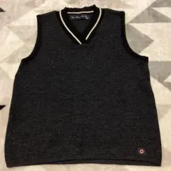 Une Bouée à la Mer ダークグレー ニットベスト M