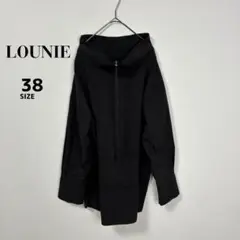 LOUNIE ハーフジップ プルオーバー ブラウス　ルーニィ ミニマルのサムネイル