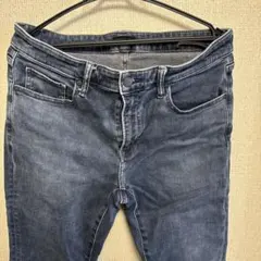 【店頭にはもう売ってない】UNIQLO スキニーデニム ダークブルー