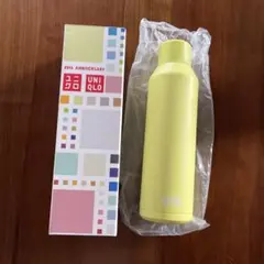 ユニクロ　40周年　炭酸対応ステンレスボトル　イエロー