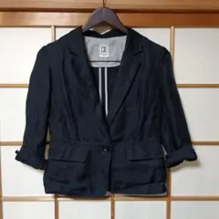 MICHEL KLEIN ネイビー テーラードジャケットのサムネイル