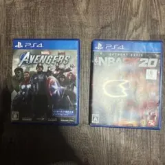 PS4 ソフト 2本セット Marvel Avengers NBA 2K20