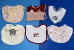 【中古品】ベビースタイ　まとめ売り　よだれかけ　6枚