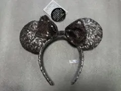 ディズニーリゾート カチューシャ スパンコール グレージュ系