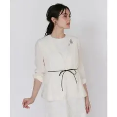 新品未使用Maglie le cassettoシャーノーカラージャケットのサムネイル