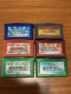 ゲームボーイアドバンス 「ポケットモンスター」シリーズ6本セットポケモン 動作品