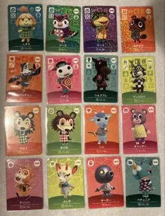 どうぶつの森　amiiboカード　16枚セット　まとめ売り　ダブりなし