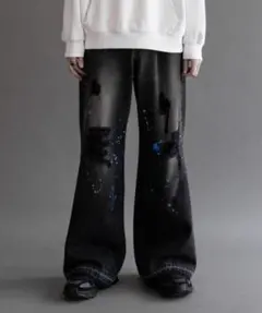 PHILTHEORYギミックダメージペイントデニムパンツ サイズ 3のサムネイル