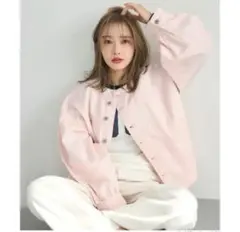 coca デニムボリュームスリーブジャケット　L