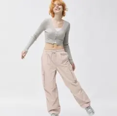 【GU】パラシュートカーゴパンツ【美品】