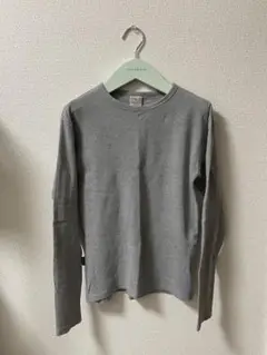 グレー 長袖カットソー