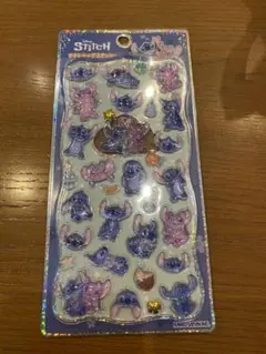 公式　スティッチ プチドロップステッカー　ボンボンドロップシール