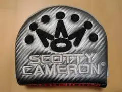スコッティキャメロン マレットパターカバー カーボン シルバー マジックテープ