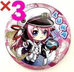 【未使用】　巡音ルカ　2022 雪ミク　Snow Miku 缶バッジ　プロセカ