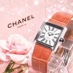 美品 シャネル CHANEL マドモアゼル スクエア レディース 腕時計 499のサムネイル