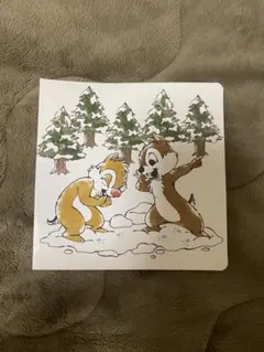 チップとデール 付箋セット 冬のデザイン