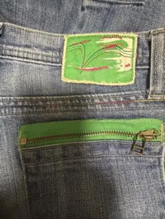 デニムバギーパンツ　y2k