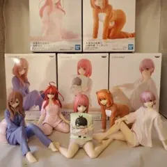 五等分の花嫁 パジャマ　フィギュア　5体セット