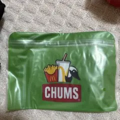 CHUMS マクドナルド ジッパーポーチ グリーンのサムネイル