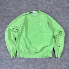 Champion チャンピオン リバースウィーブ スウェット ライムグリーンXL