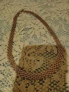 多層チェーンネックレス　色ゴールド　刻印なし