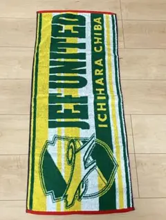 【完売品】ジェフユナイテッド市原千葉　フェイスタオル　エンブレム　当時物