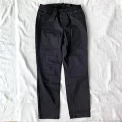 【ユニクロ】スキニーパンツ 綿混 ウエストゴム紐 飾りポケット カジュアル S