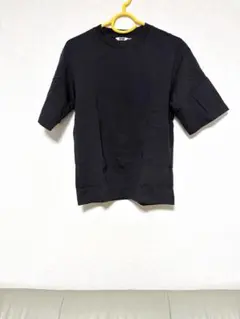 ユニクロU エアリズムコットンクルーネックボーダーTシャツ XSサイズ