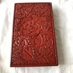 新品未使用 デッドストック 牡丹唐草 松花堂弁当箱 天然木 26cm 昭和レトロ 新品未使用 デッドストック 牡丹唐草 松花堂弁当箱 天然木 26cm 昭和