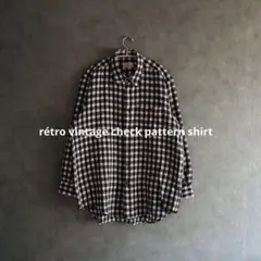 チェック柄シャツ Y2Kコーデ ストリートコーデ  カジュアルシャツ スケーター