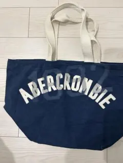 ABERCROMBIE アバクロ　大きめ　ネイビー トートバッグのサムネイル