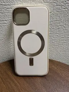 iPhone 14用ケース ホワイト マグセーフ対応