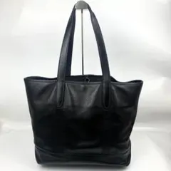 定価10万円 コーチ トートバッグ ビジネス レザー ブラック シボ