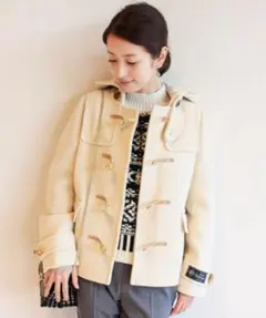 BEAUTY&YOUTH パイルメルトンショートダッフルコート M