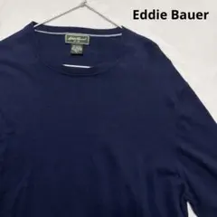 Eddie Bauer カシミヤ混クルーネックセーター L エディーバウアー