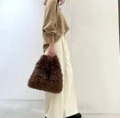 【極美品】BARNYARDSTORM　LE VERNIS別注 / ファーバッグ