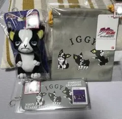 新品 ジョジョの奇妙な冒険　イギー　キーホルダー 全５種　セット ジョジョ展 追加あり ジョジョの奇妙な冒険 イギーキーホルダー 全5種セット