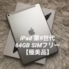 【9/25販売終了】iPad 第9世代 64GB SIMフリー【すぐ発送】