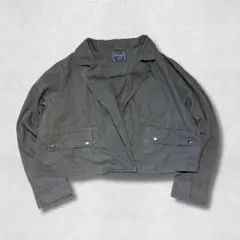 ARIANNA 1953 ショートジャケット XL カーキ ワイドシルエットのサムネイル