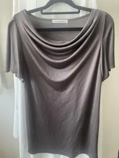 グレーブラウン　トップス　エムプルミエ M-PREMIER