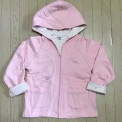 BRANSHES ブランシェス ピンクパーカー 120cm かわいい小花柄　美品