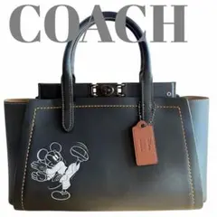 COACH コーチ　ディズニー トループバッグ　ミッキーマウス カラテ　美品