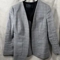 Paul Smith Black ノーカラージャケット グレー系