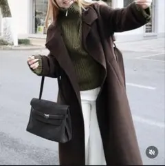 luv lux lovely luxury ロングコート　ブラウンのサムネイル